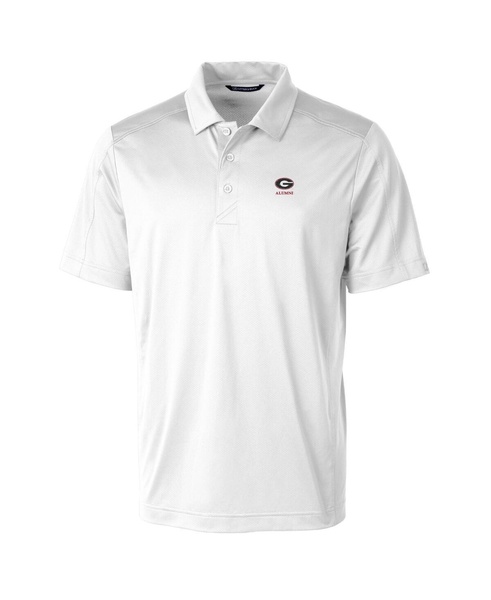 Men's Georgia Bulldogs Alumni Logo Prospect Textured Stretch Polo