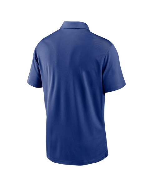 Men's Royal Chicago Cubs Diamond Icon Franchise Performance Polo Shirt