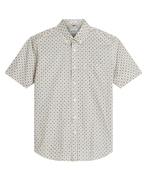 Men's Block Geo Print Short Sleeve Shirt