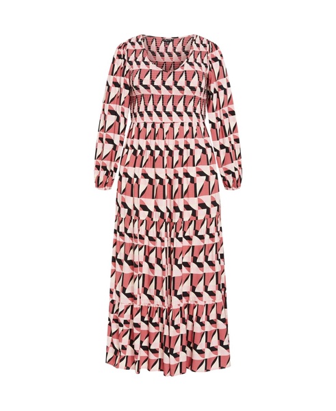 Plus Size Jayden Print Maxi Dress