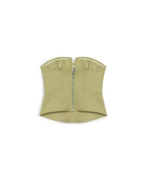 Women's Almond-Accented Crop Top