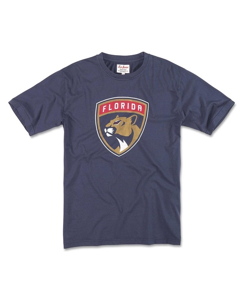 Men's Navy Florida Panthers Brass Tacks T-Shirt