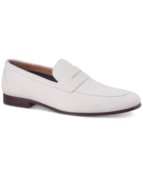 Men's Baldwinn Suede Penny Loafer, Exclusively at Macy's