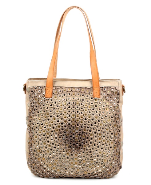 Stellar Stud Leather Tote Bag