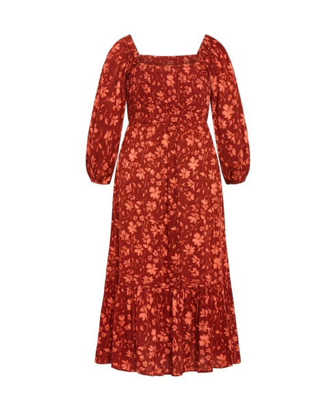 Plus Size Kaylee Print Maxi Dress