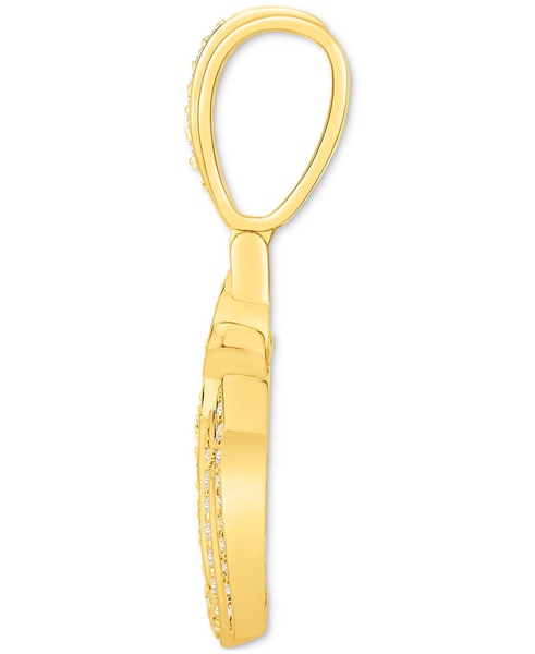 Allah Diamond Polished Pendant (1/2 ct. t.w.) in 10k Gold