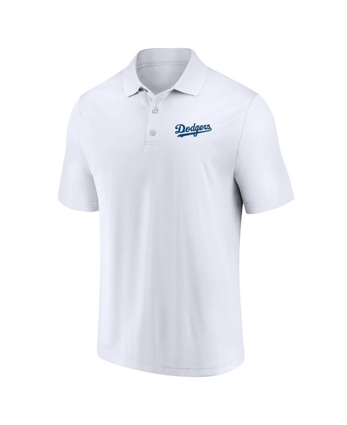 Men's Royal, White Los Angeles Dodgers Dueling Logos Polo Shirt Combo Set