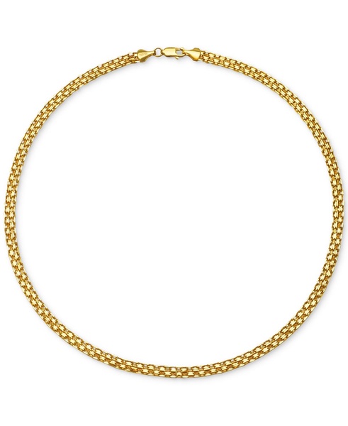 Polished Bismark Link 18" Statement Necklace in 10k Gold