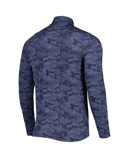 Men's College Navy Seattle Seahawks Brigade Quarter-Zip Sweatshirt