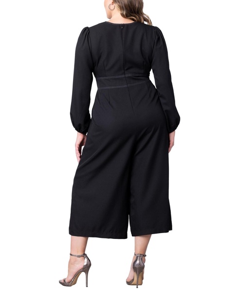 Plus Size Tessa Cropped Wide Leg Jumpsuit