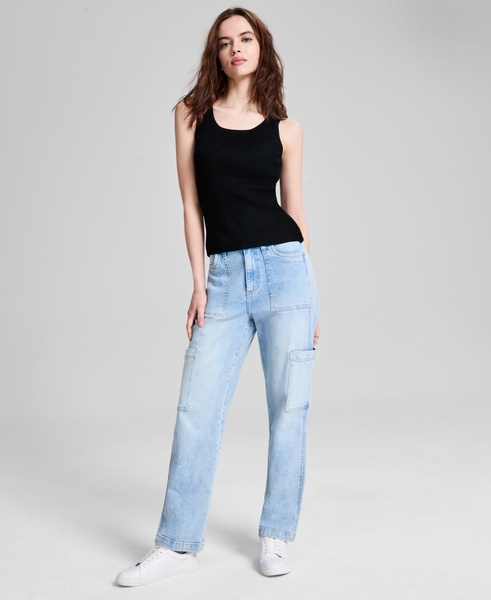 Women's Scoop-Neck Sleeveless Tank Top, Exclusively at Macy's