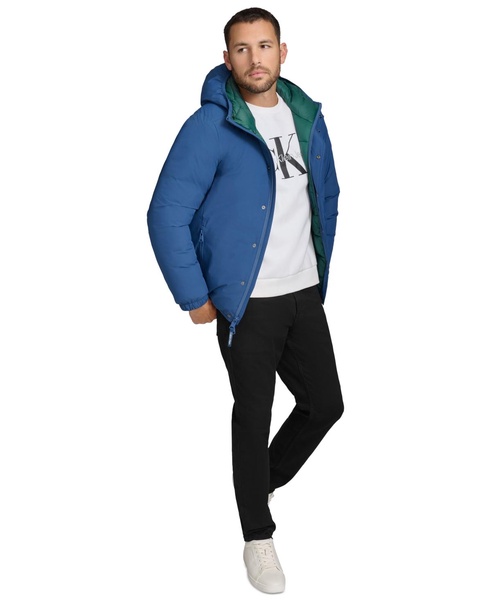 Men's Ripstop Hooded Puffer Jacket