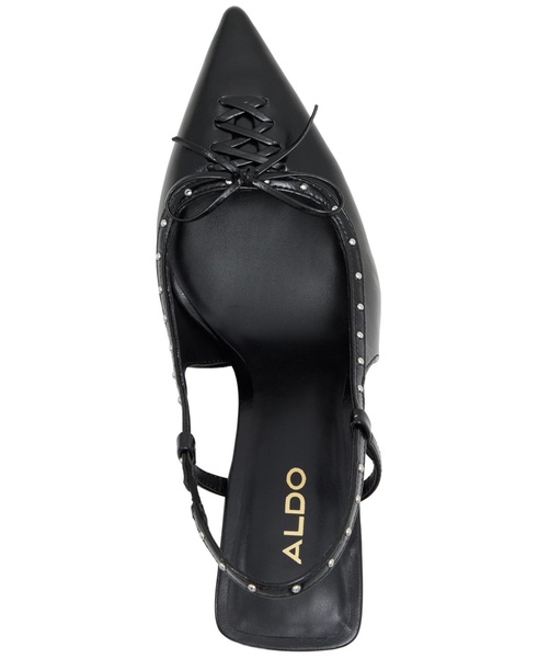Women's Stevvie Slingback Pointed-Toe Bow Pumps