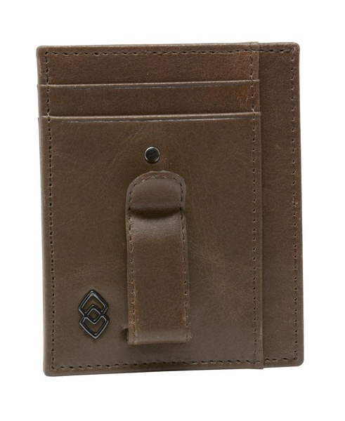 Double Diamond Mens RFID Money Clip Minimalist Front Pocket Wallet