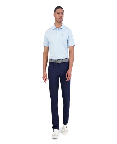 Men's Yarn Dye Heather Sports Fit Polo Shirt