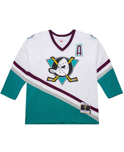 Men's Teemu Selanne White Anaheim Ducks 1996-97 Power Play Jersey