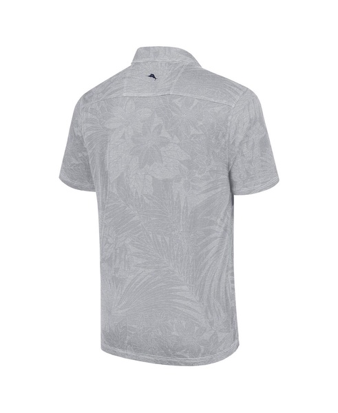 Men's Gray Carolina Panthers Sport Santiago Paradise Polo