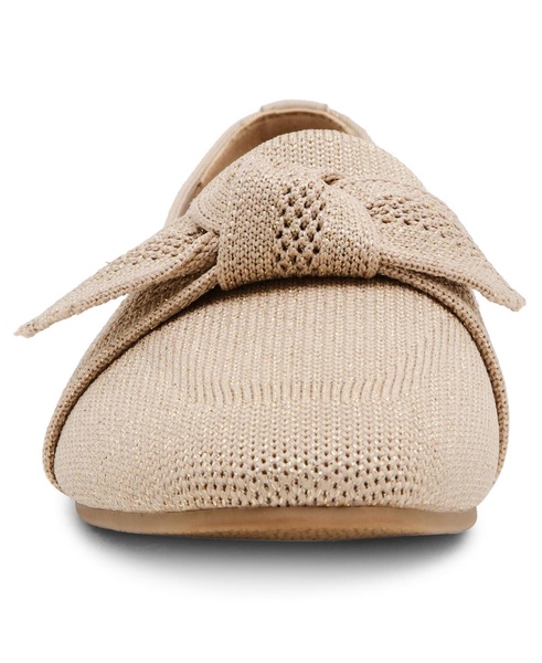 Women's Tanya Bow Knit Slip On Loafers