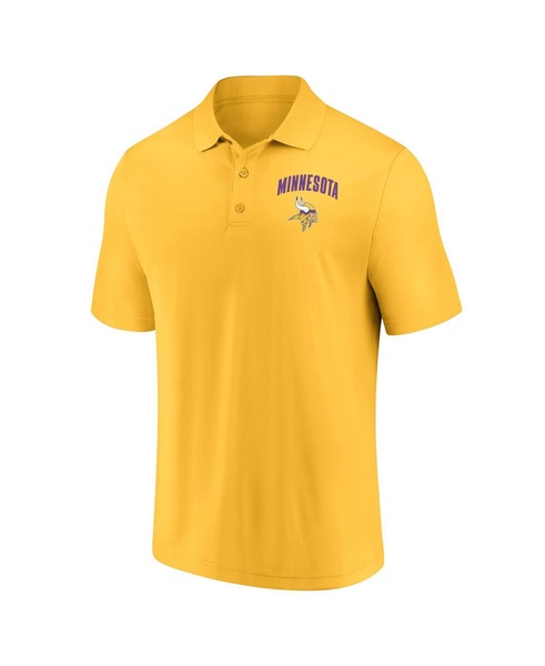 Men's Minnesota Vikings Lockup Two-Pack Polo Set