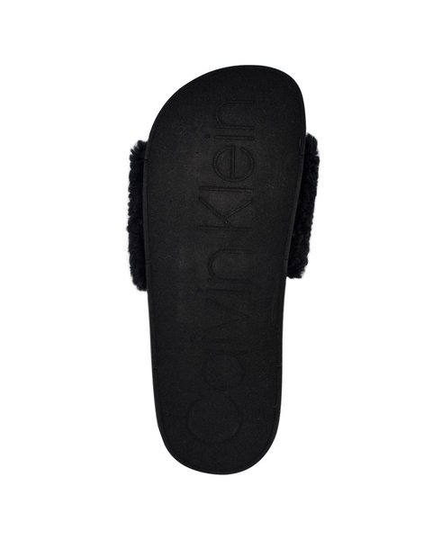 Women's Amaya Fuzzy Slide Sandals