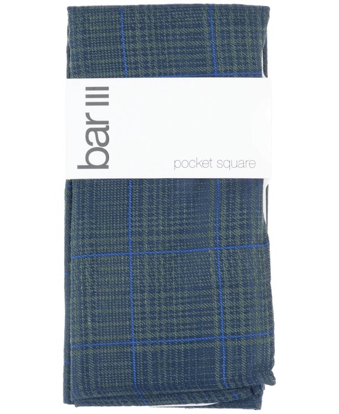 Men's Central Grid Pocket Square, Created for Macy's