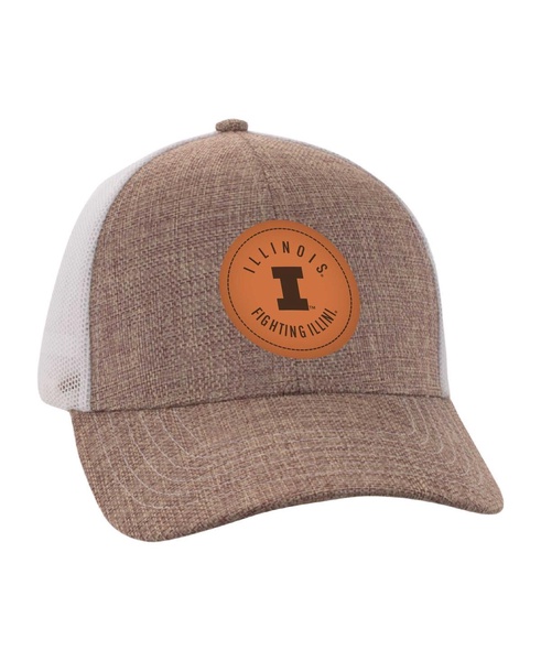 Men's Tan, White Illinois Fighting Illini Pregame Adjustable Hat