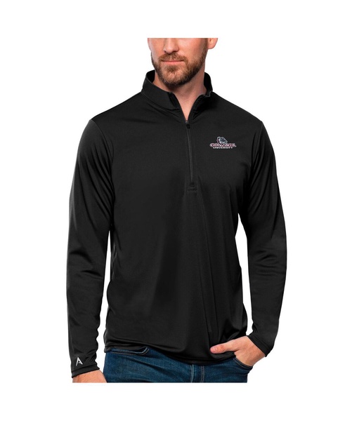 Men's Black Gonzaga Bulldogs Tribute Quarter-Zip Top