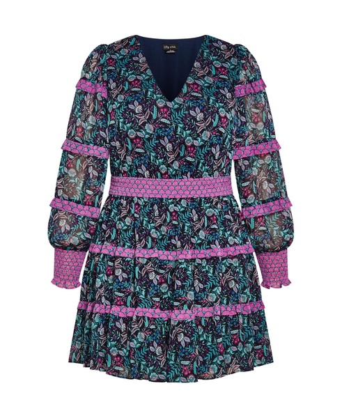 Plus Size Hollie Print Dress