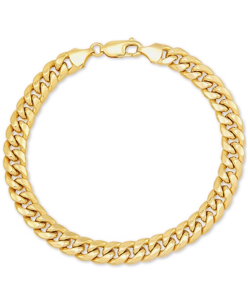 Men's Miami Cuban Link 9-1/2" Chain Bracelet (7mm) in 10k Gold
