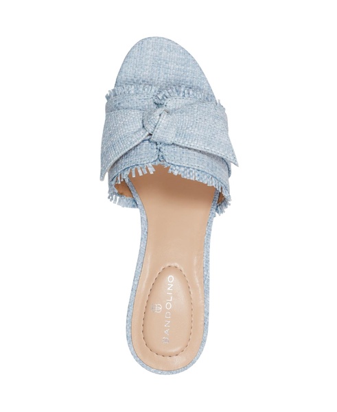 Women's Arden Raffia Knotted Bow Block Heel Sandals