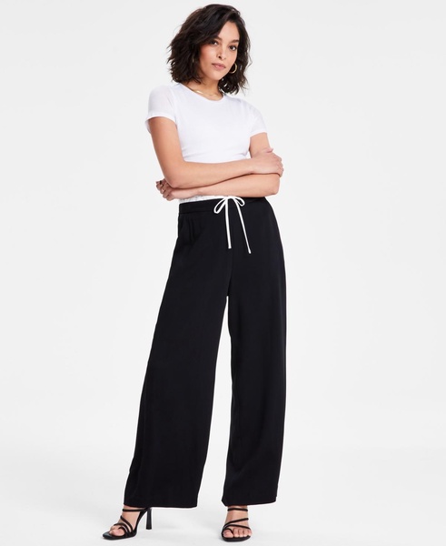 Women's High-Rise Double-Waistband Pants, Exclusively at Macy's 