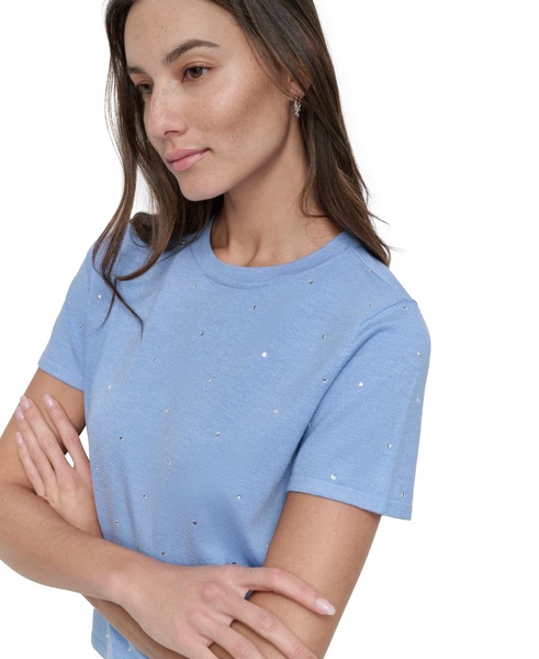 Women's Studded Short-Sleeve T-Shirt