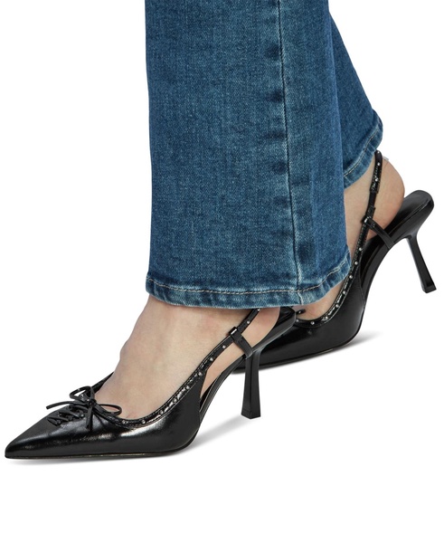Women's Stevvie Slingback Pointed-Toe Bow Pumps