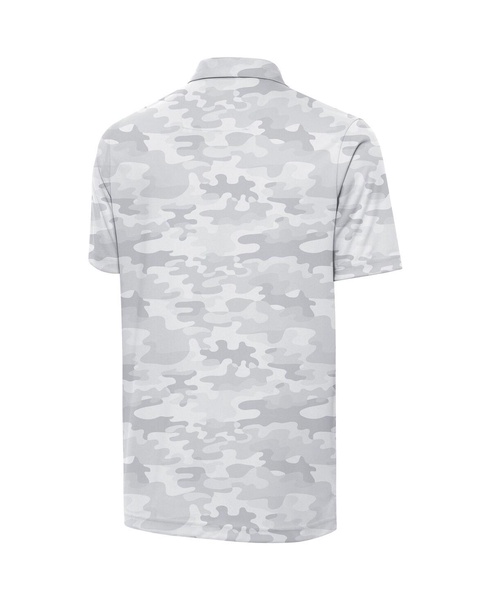 Men's White Baltimore Ravens Anthracite Logo Collide Polo