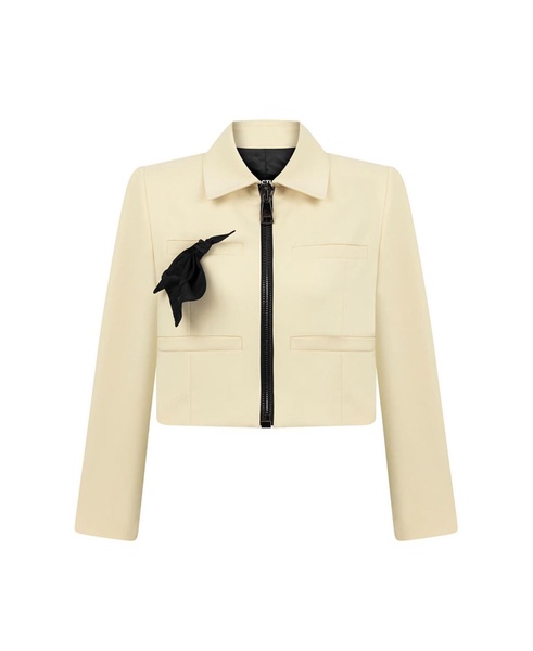 Women's Shoulder Pad Crop Jacket