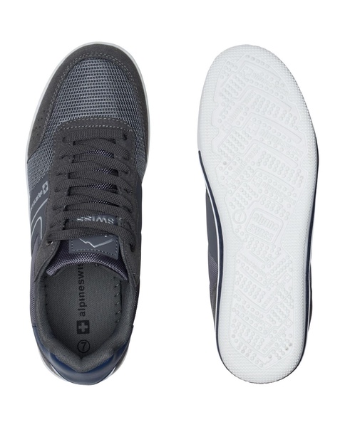 Men's Liam Fashion Sneakers Suede Trim Low Top Lace Up Tennis Shoes