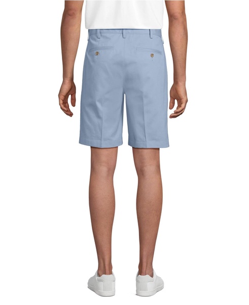 Men's No Iron 9" Plain Front Chino Short