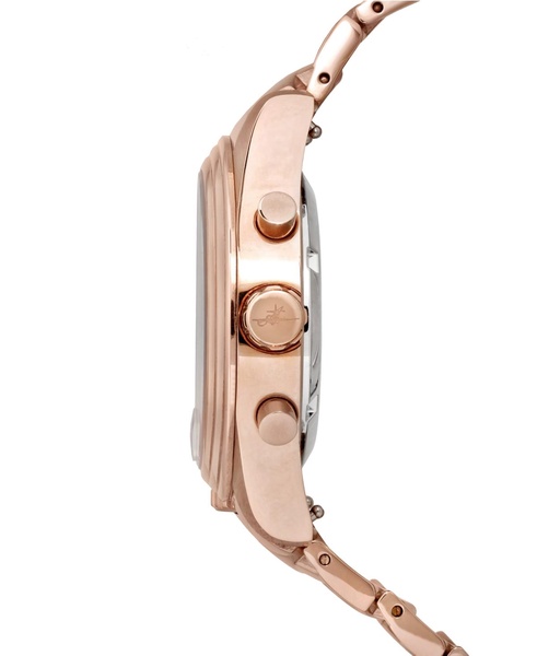 Women's Katherine Chronograph Multifunctional Rose Gold-Tone Stainless Steel Bracelet Watch, 40mm