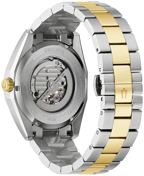 Men's Automatic Surveyor Gold-Tone Stainless Steel Bracelet Watch 42mm