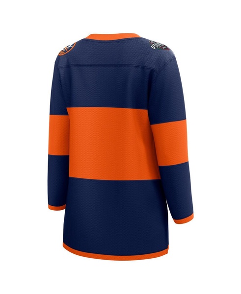 Women's Navy New York Islanders 2024 NHL Stadium Series Breakaway Jersey