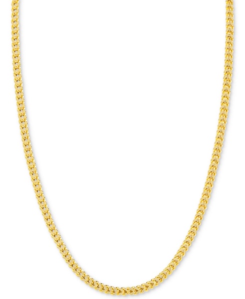 24" Franco Chain Necklace (3.5mm) in 14k Gold
