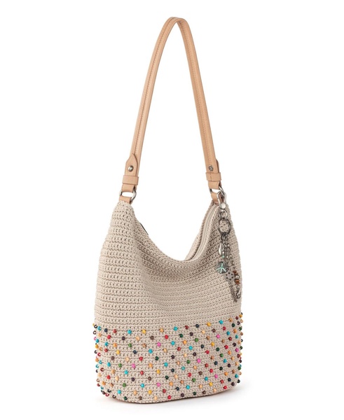 Sequoia Crochet Medium Hobo Bag