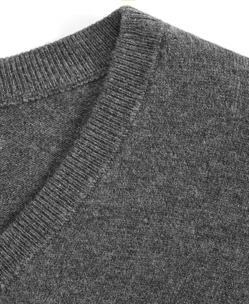 Men's Solid V-Neck Cotton Sweater, Created for Macy's