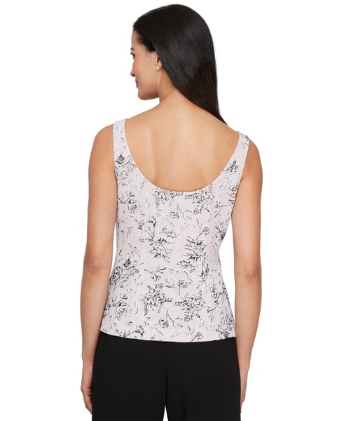 Women's Floral Jacquard Jacket & Shell Set