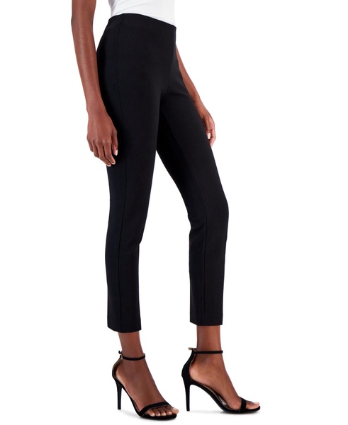 Petite Pull-On Compression Slim Ankle Pants