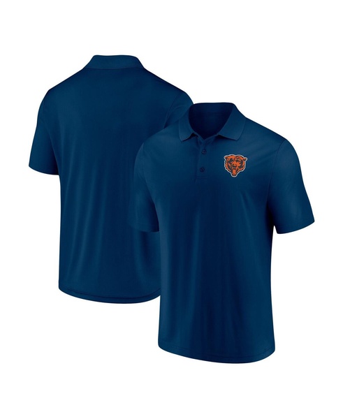 Men's Navy Chicago Bears Component Polo Shirt