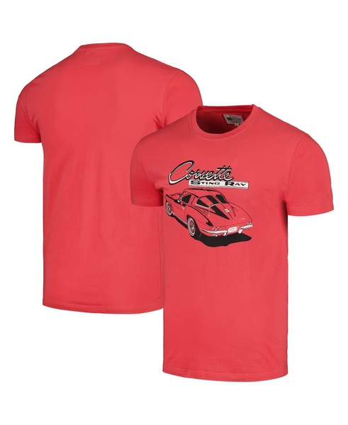 Men's Red Corvette Brass Tacks T-Shirt