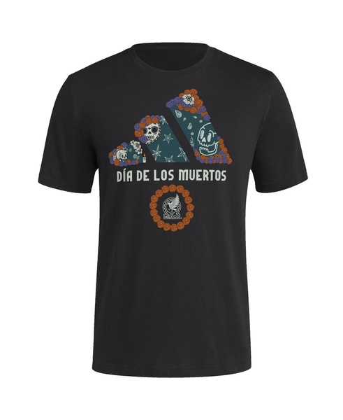 Men's Black Mexico National Team Dia De Los Muertos T-shirt