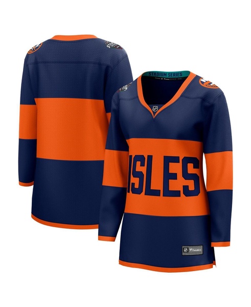 Women's Navy New York Islanders 2024 NHL Stadium Series Breakaway Jersey