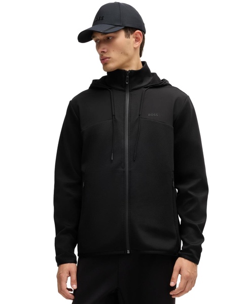 Men's Bonded-Fleece Zip-Up Jacket